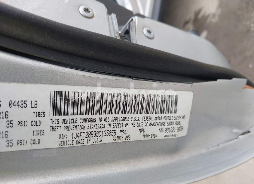 Photo 9 of 2009 Jeep Patriot SPORT (VIN 1J4FT28B39D135055)