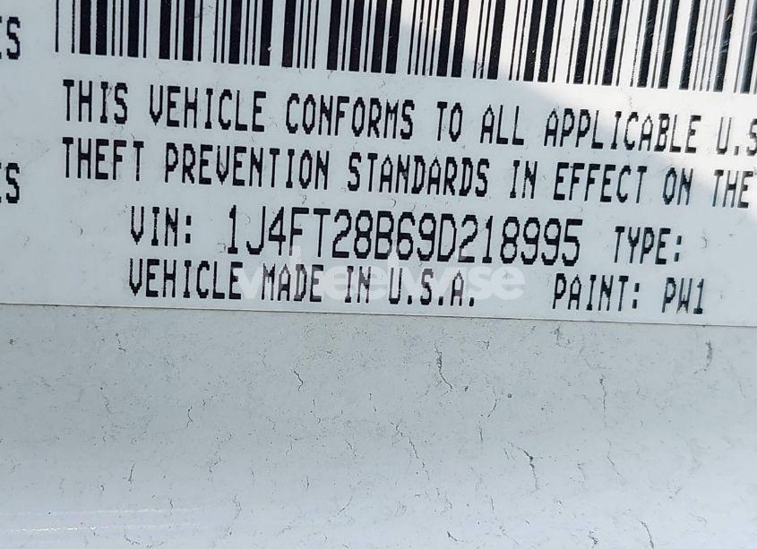 Photo 9 of 2009 Jeep Patriot SPORT (VIN 1J4FT28B69D218995)