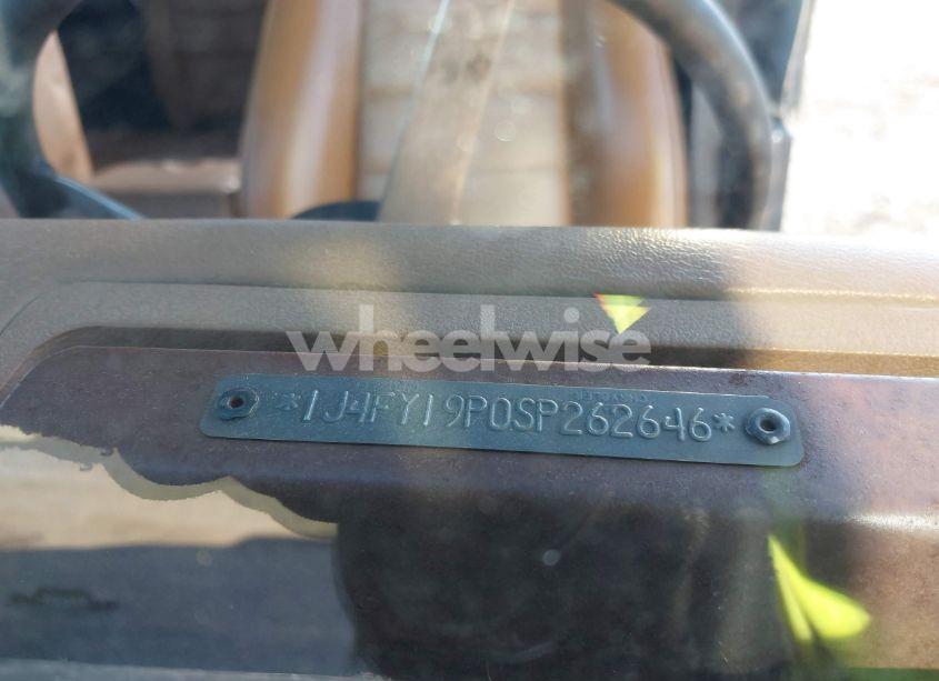 Photo 9 of 1995 Jeep Wrangler / YJ S/RIO GRANDE (VIN 1J4FY19P0SP262646)