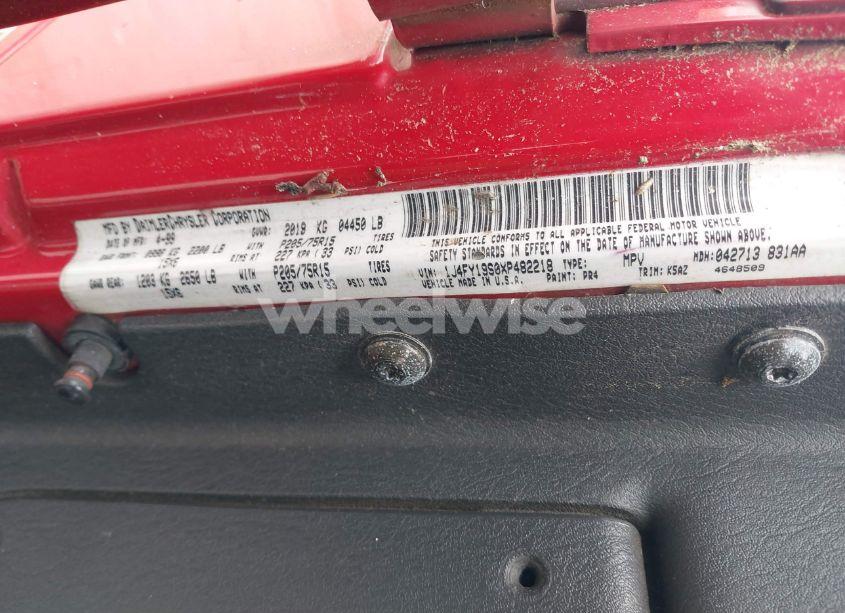 Photo 9 of 1999 Jeep Wrangler SPORT (VIN 1J4FY19S0XP482218)