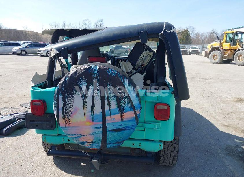 Photo 16 of 1997 Jeep Wrangler SPORT (VIN 1J4FY19S2VP423426)