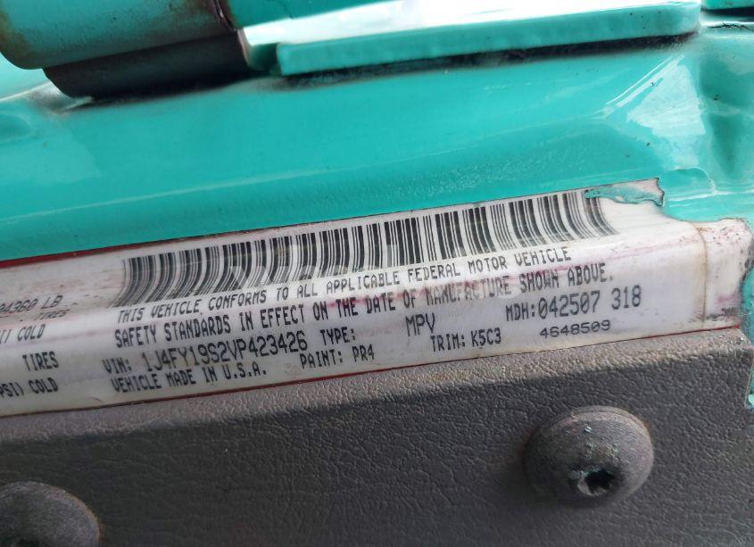 Photo 9 of 1997 Jeep Wrangler SPORT (VIN 1J4FY19S2VP423426)