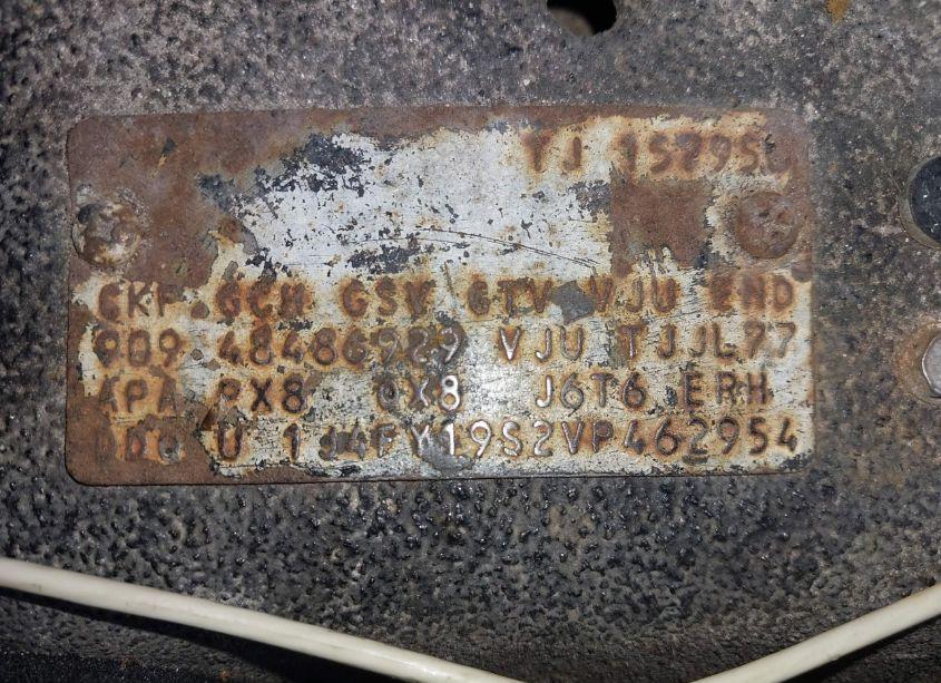 Photo 9 of 1997 Jeep Wrangler SPORT (VIN 1J4FY19S2VP462954)