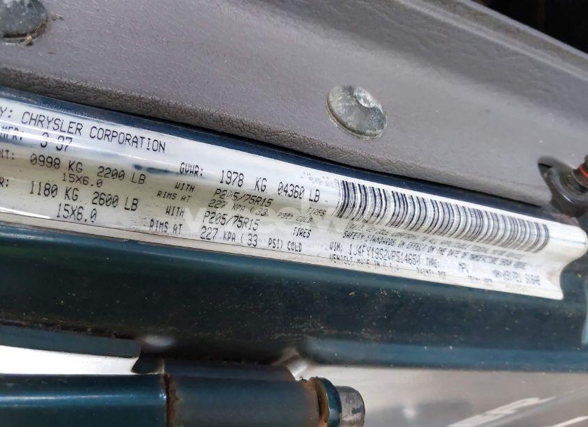 Photo 9 of 1997 Jeep Wrangler SPORT (VIN 1J4FY19S2VP514650)