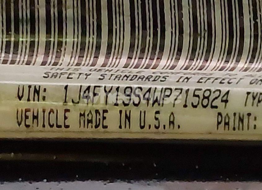 Photo 9 of 1998 Jeep Wrangler SPORT (VIN 1J4FY19S4WP715824)