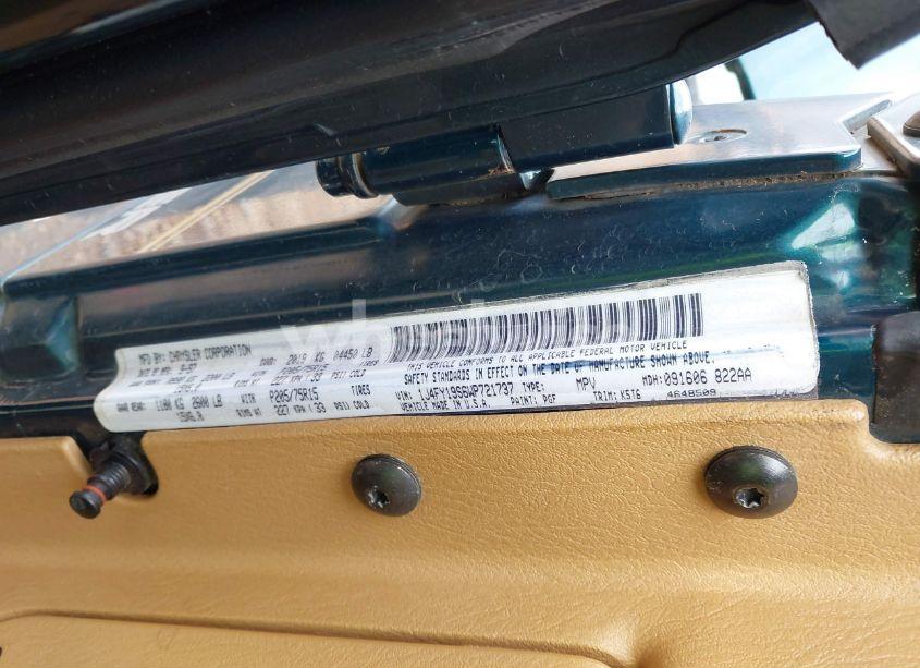 Photo 9 of 1998 Jeep Wrangler SPORT (VIN 1J4FY19S6WP721737)