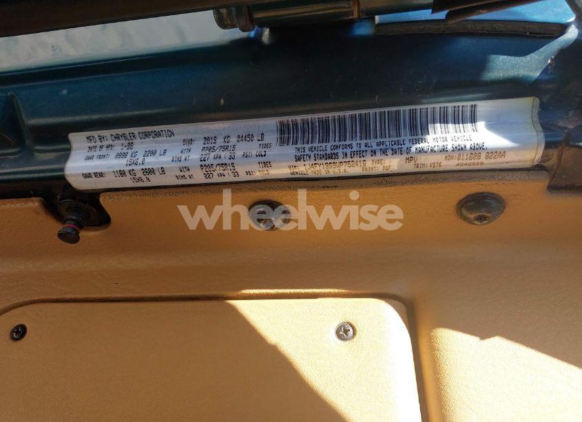 Photo 9 of 1998 Jeep Wrangler SPORT (VIN 1J4FY19S9WP752416)