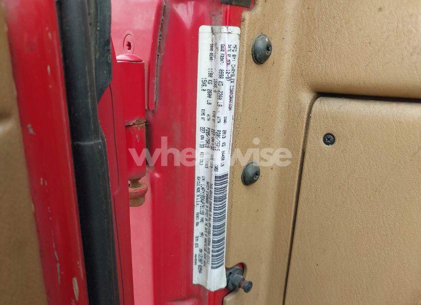 Photo 9 of 1998 Jeep Wrangler SPORT (VIN 1J4FY19SXWP751159)