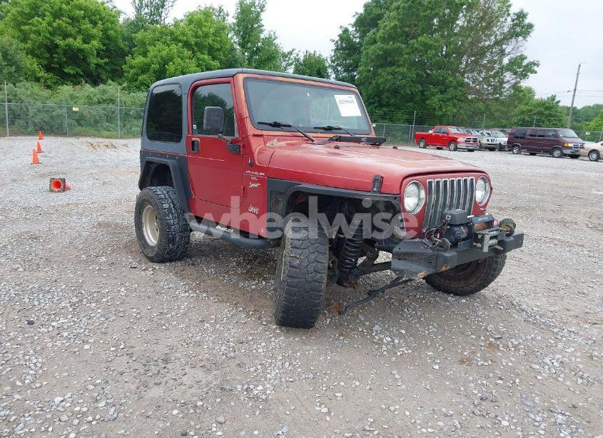 1999 Jeep Wrangler SPORT (VIN 1J4FY19SXXP493453) main photo