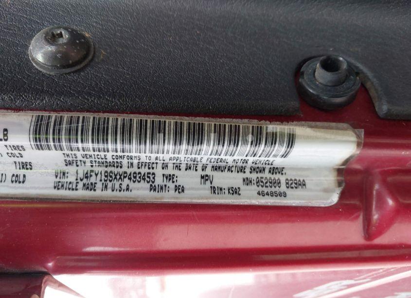 Photo 9 of 1999 Jeep Wrangler SPORT (VIN 1J4FY19SXXP493453)