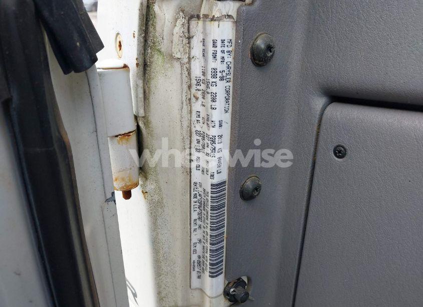 Photo 9 of 1998 Jeep Wrangler SE (VIN 1J4FY29P0WP792787)