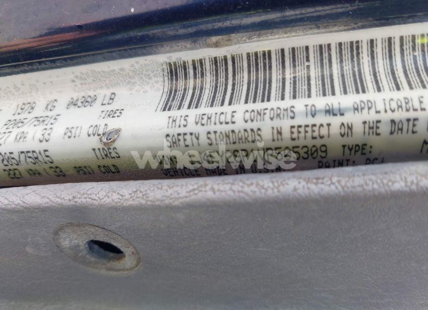 Photo 9 of 1997 Jeep Wrangler SE (VIN 1J4FY29P1VP505309)