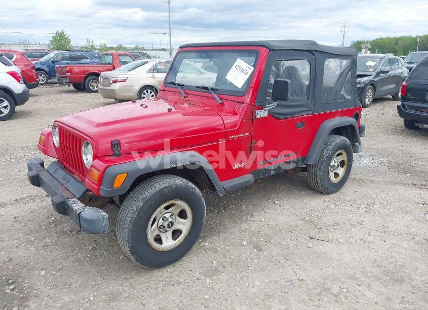 Photo 2 of 1998 Jeep Wrangler SE (VIN 1J4FY29P2WP766420)