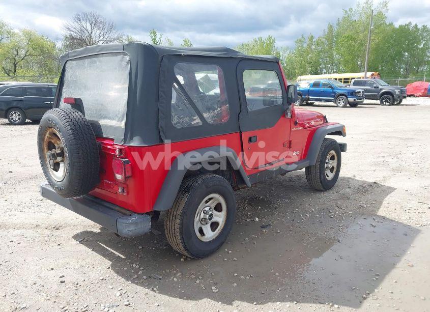 Photo 4 of 1998 Jeep Wrangler SE (VIN 1J4FY29P2WP766420)