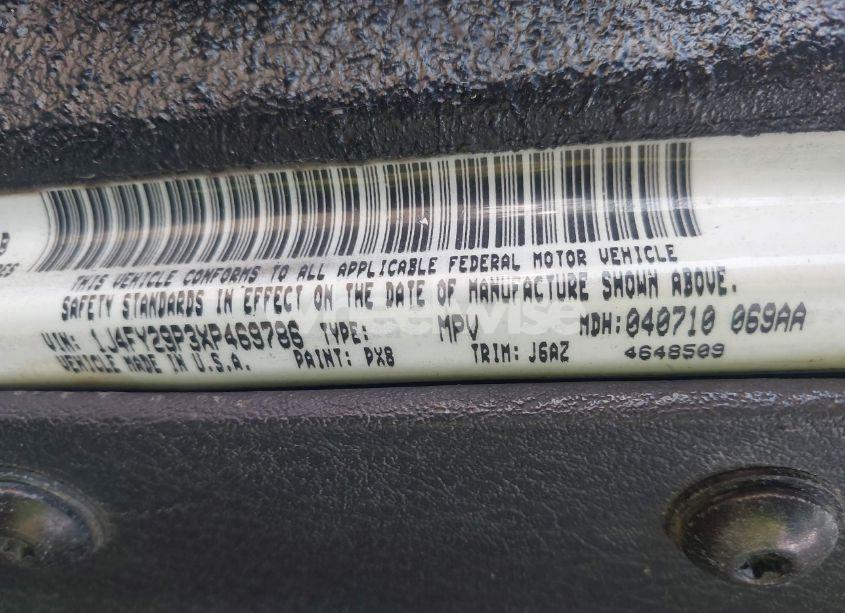 Photo 9 of 1999 Jeep Wrangler SE (VIN 1J4FY29P3XP469786)