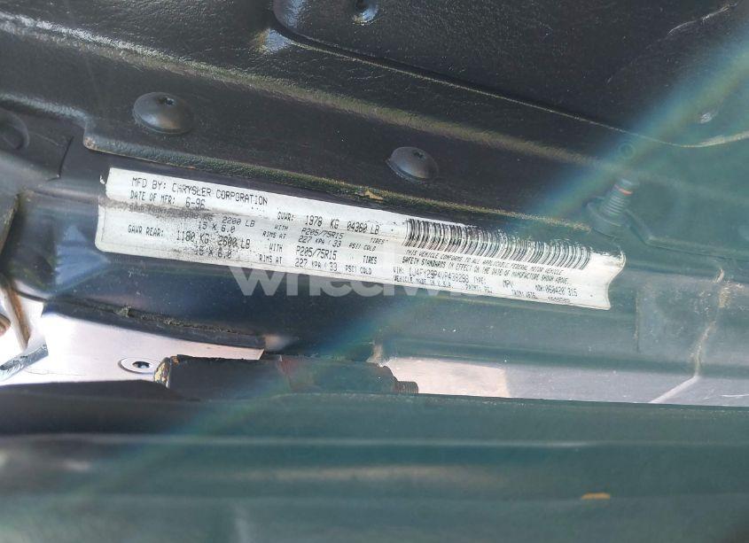 Photo 9 of 1997 Jeep Wrangler SE (VIN 1J4FY29P4VP438298)