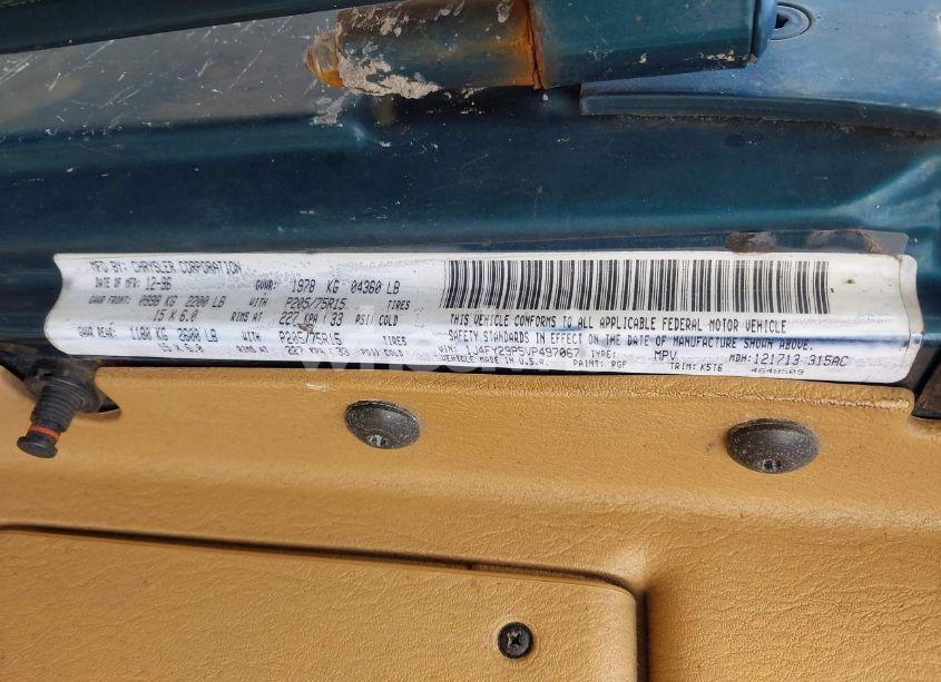 Photo 9 of 1997 Jeep Wrangler SE (VIN 1J4FY29P5VP497067)