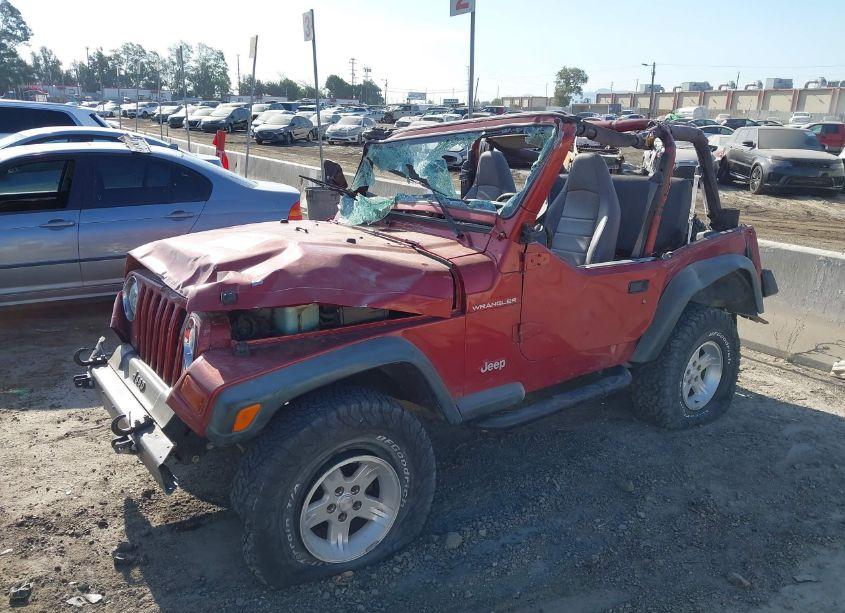 Photo 2 of 1998 Jeep Wrangler SE (VIN 1J4FY29P8WP759147)