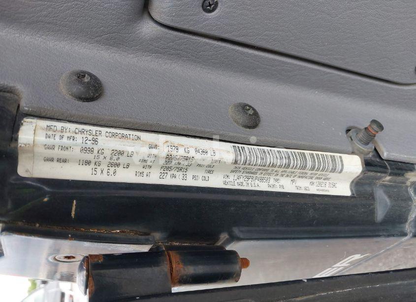 Photo 9 of 1997 Jeep Wrangler SE (VIN 1J4FY29P9VP488503)