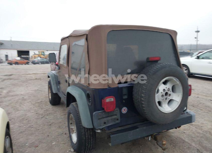 Photo 6 of 1998 Jeep Wrangler SE (VIN 1J4FY29P9WP792089)