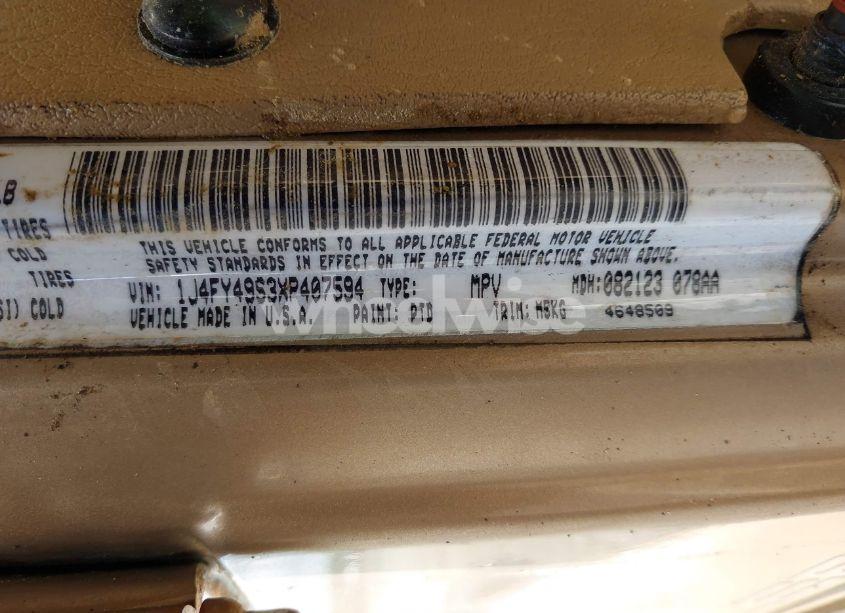 Photo 9 of 1999 Jeep Wrangler SAHARA (VIN 1J4FY49S3XP407594)