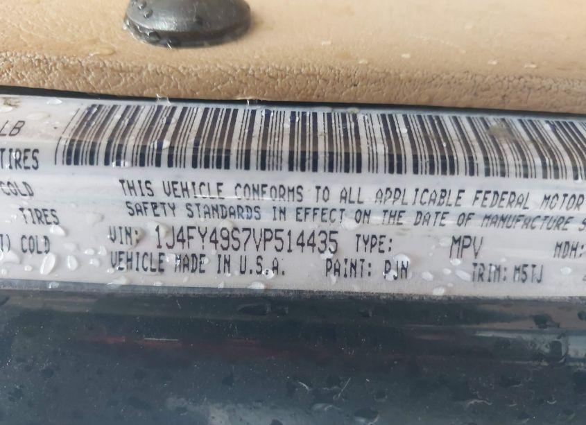 Photo 9 of 1997 Jeep Wrangler SAHARA (VIN 1J4FY49S7VP514435)