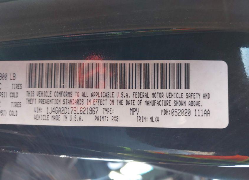 Photo 9 of 2011 Jeep Wrangler SPORT (VIN 1J4GA2D17BL621967)