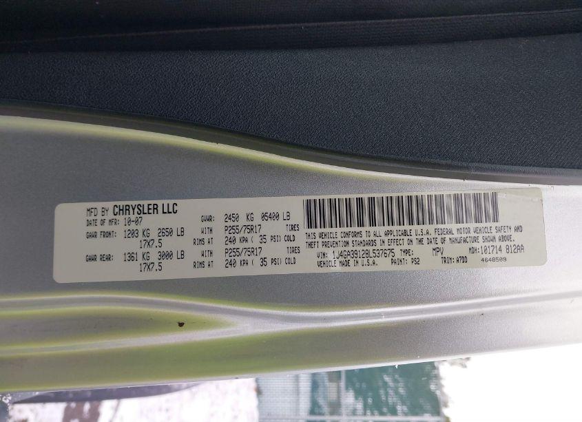 Photo 9 of 2008 Jeep Wrangler UNLIMITED X (VIN 1J4GA39128L537675)