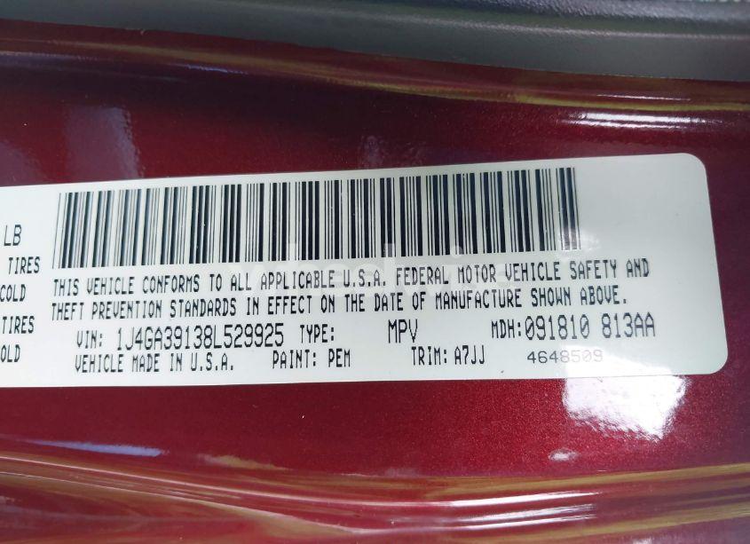 Photo 9 of 2008 Jeep Wrangler UNLIMITED X (VIN 1J4GA39138L529925)