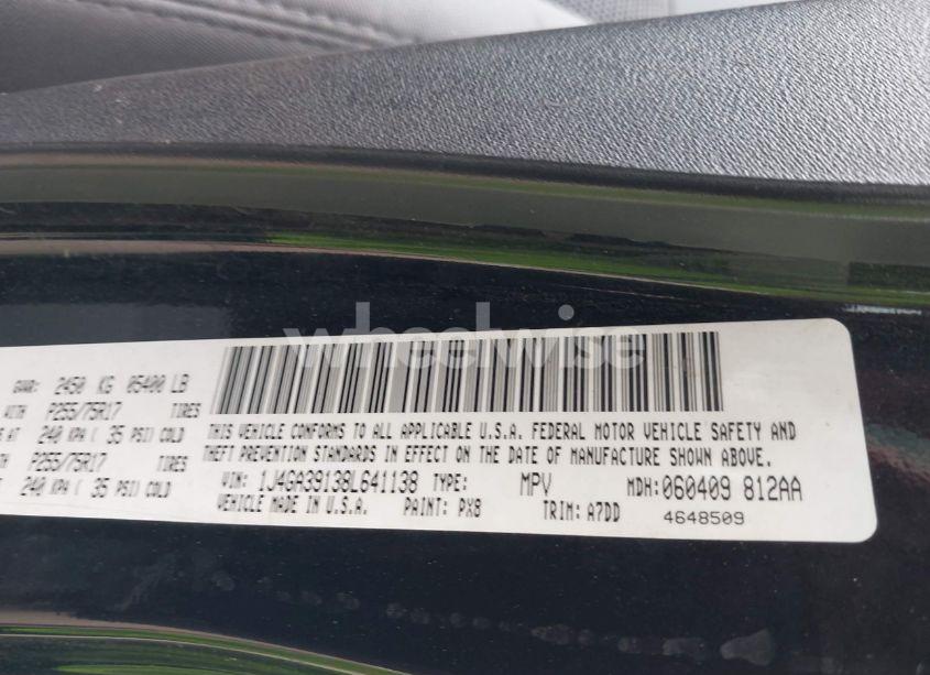 Photo 9 of 2008 Jeep Wrangler UNLIMITED X (VIN 1J4GA39138L641138)