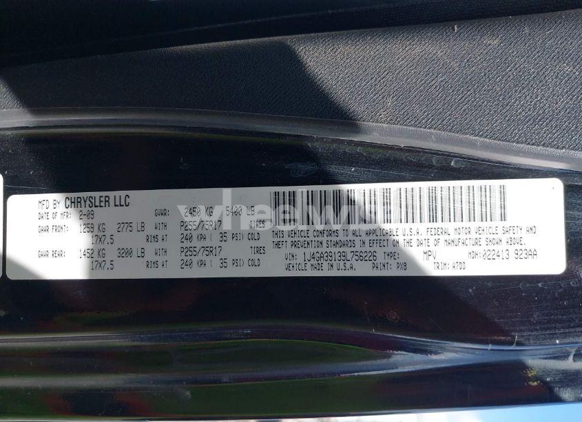 Photo 9 of 2009 Jeep Wrangler UNLIMITED X (VIN 1J4GA39139L756226)