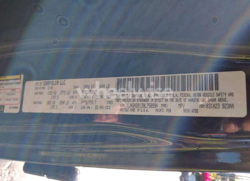 Photo 9 of 2009 Jeep Wrangler UNLIMITED X (VIN 1J4GA39139L758994)