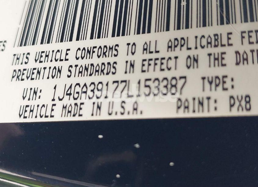 Photo 9 of 2007 Jeep Wrangler UNLIMITED X (VIN 1J4GA39177L153387)