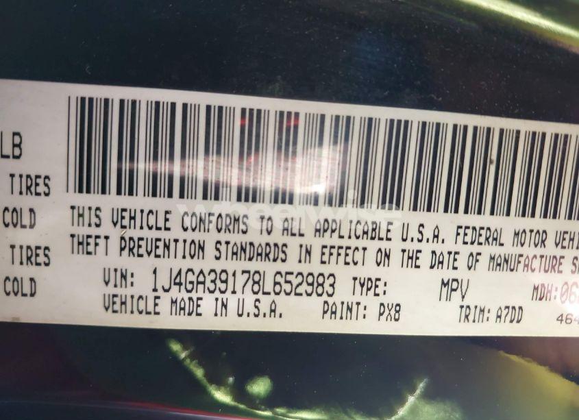 Photo 9 of 2008 Jeep Wrangler UNLIMITED X (VIN 1J4GA39178L652983)