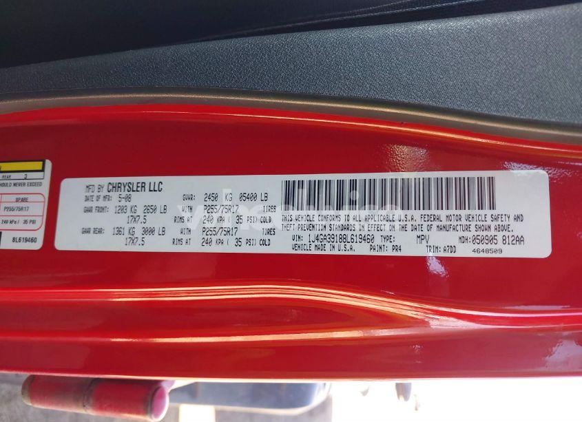 Photo 9 of 2008 Jeep Wrangler UNLIMITED X (VIN 1J4GA39188L619460)