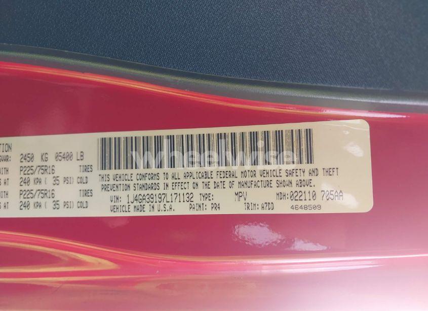 Photo 9 of 2007 Jeep Wrangler UNLIMITED X (VIN 1J4GA39197L171132)