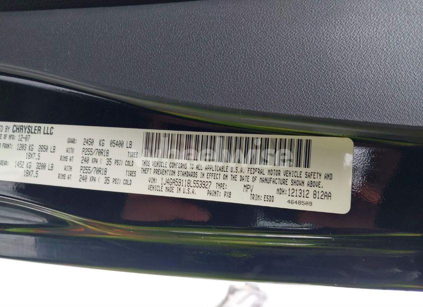 Photo 9 of 2008 Jeep Wrangler UNLIMITED SAHARA (VIN 1J4GA59118L553927)