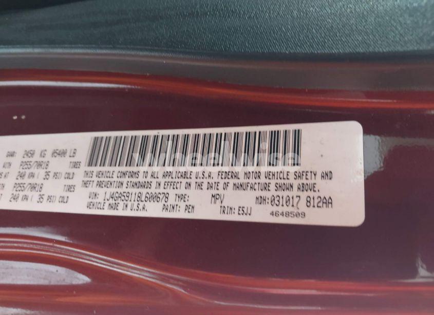 Photo 9 of 2008 Jeep Wrangler UNLIMITED SAHARA (VIN 1J4GA59118L600678)