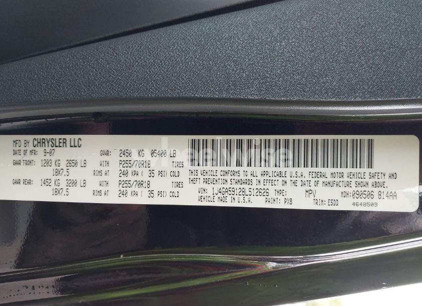 Photo 9 of 2008 Jeep Wrangler UNLIMITED SAHARA (VIN 1J4GA59128L512626)