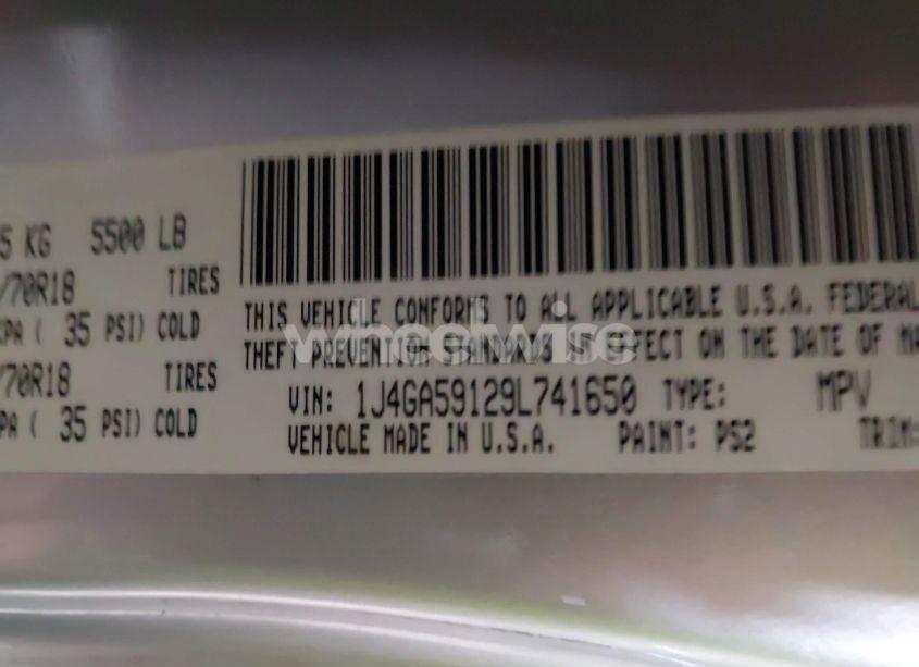 Photo 9 of 2009 Jeep Wrangler UNLIMITED SAHARA (VIN 1J4GA59129L741650)