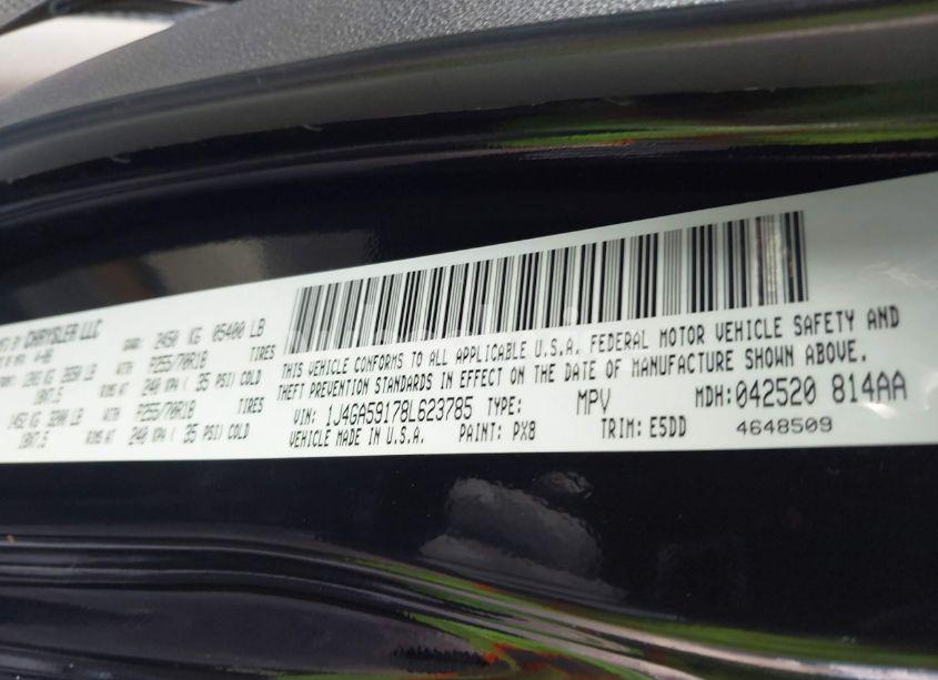 Photo 9 of 2008 Jeep Wrangler UNLIMITED SAHARA (VIN 1J4GA59178L623785)