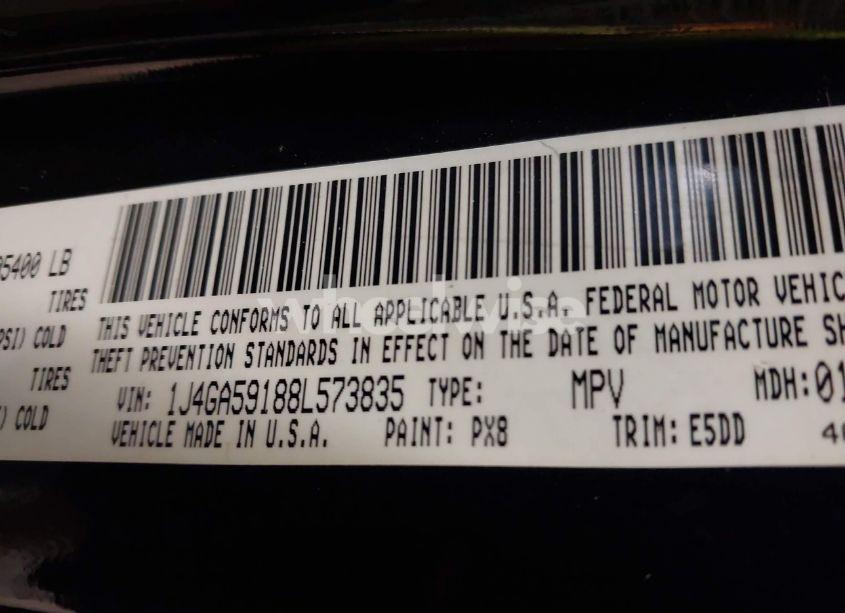 Photo 9 of 2008 Jeep Wrangler UNLIMITED SAHARA (VIN 1J4GA59188L573835)