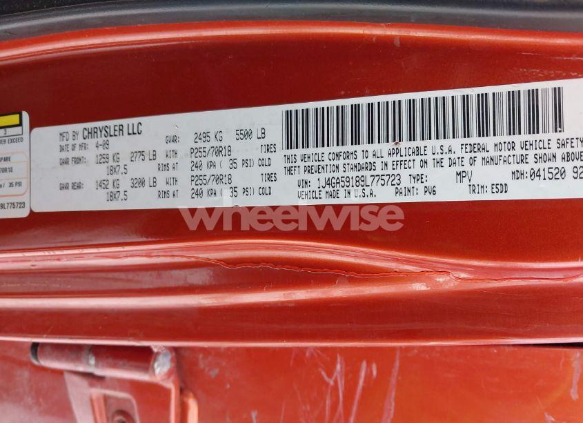 Photo 9 of 2009 Jeep Wrangler UNLIMITED SAHARA (VIN 1J4GA59189L775723)