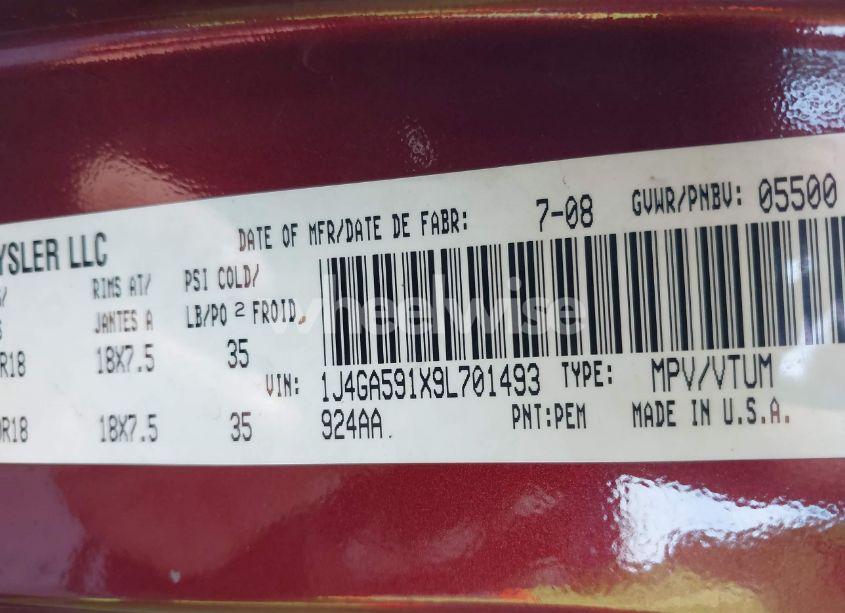 Photo 9 of 2009 Jeep Wrangler UNLIMITED SAHARA (VIN 1J4GA591X9L701493)