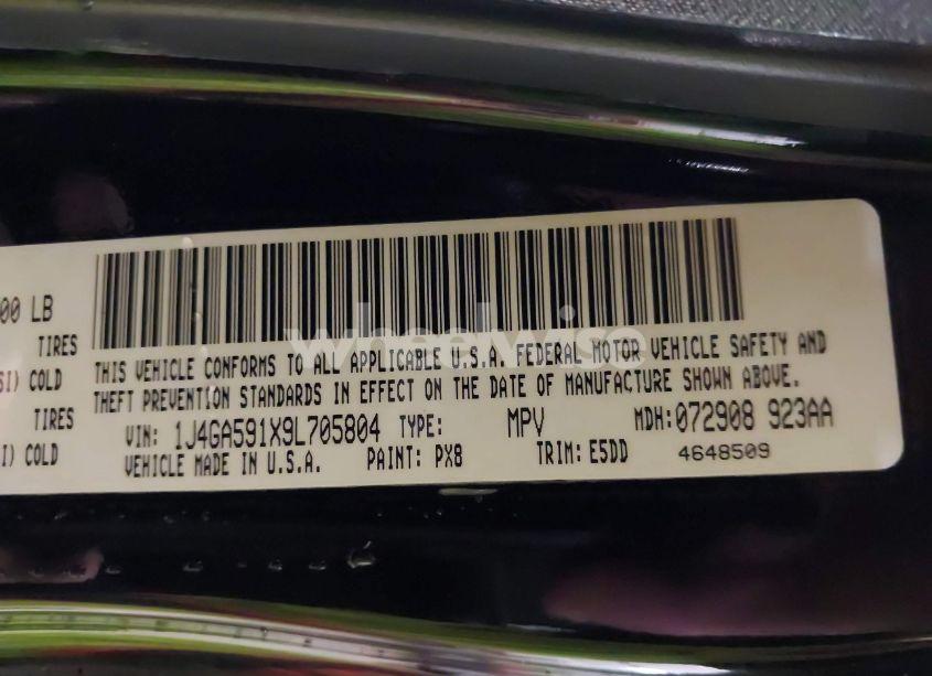Photo 9 of 2009 Jeep Wrangler UNLIMITED SAHARA (VIN 1J4GA591X9L705804)