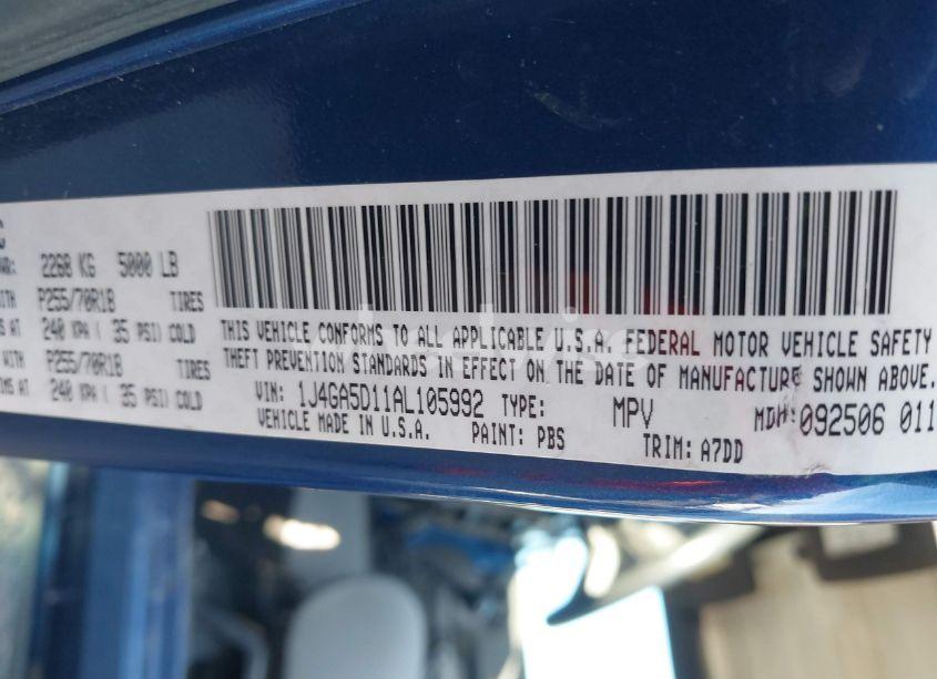 Photo 9 of 2010 Jeep Wrangler SAHARA (VIN 1J4GA5D11AL105992)