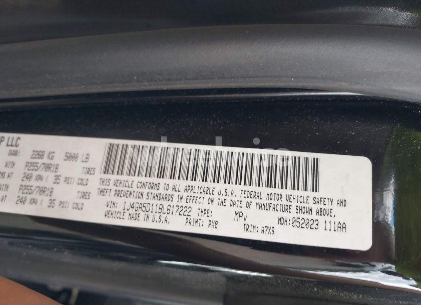 Photo 9 of 2011 Jeep Wrangler SAHARA (VIN 1J4GA5D11BL617222)