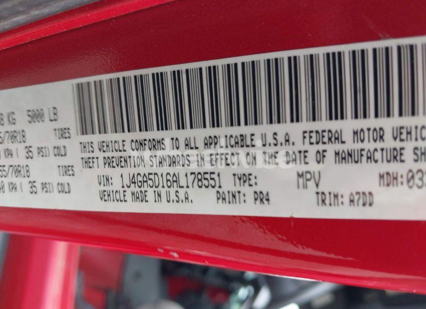 Photo 9 of 2010 Jeep Wrangler SAHARA (VIN 1J4GA5D16AL178551)