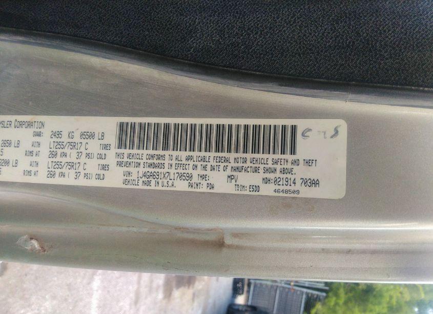 Photo 9 of 2007 Jeep Wrangler UNLIMITED RUBICON (VIN 1J4GA691X7L170590)