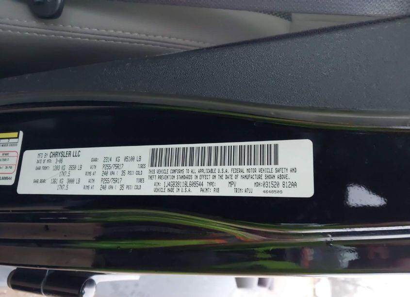 Photo 9 of 2008 Jeep Wrangler UNLIMITED X (VIN 1J4GB39118L609544)